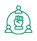 Collaborative spirit icon
